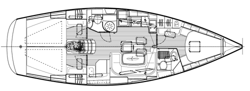 Bavaria 40 cruiser interni