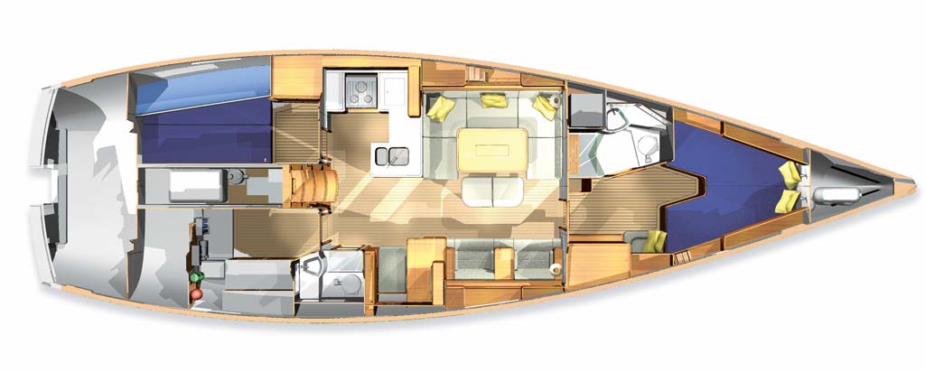 X yacht XC 45 interni