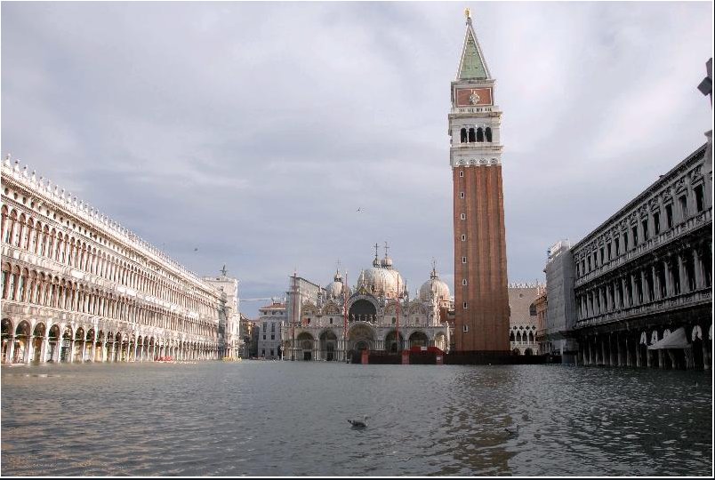 Acqua alta a Venezia 1 dicembre 2008