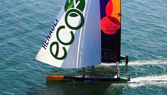 Ellen MacArthur barca spot eco2