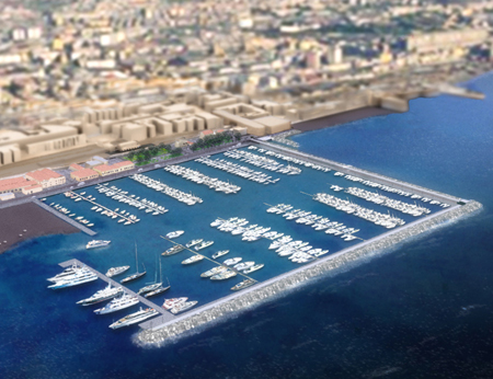 Napoli - iniziata la costruzione di Marina Vigliena