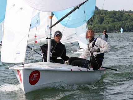 Giulia Conti e Giovanna Micol campionesse d'Europa 470