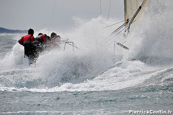 Melges 24 in poppa