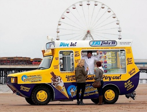 Amphibious Flake 99 Ice Cream Van