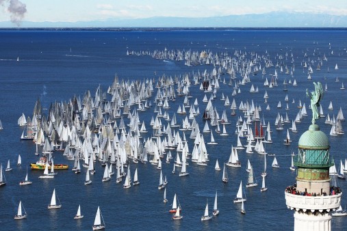 barcolana 43 2011 foto della partenza