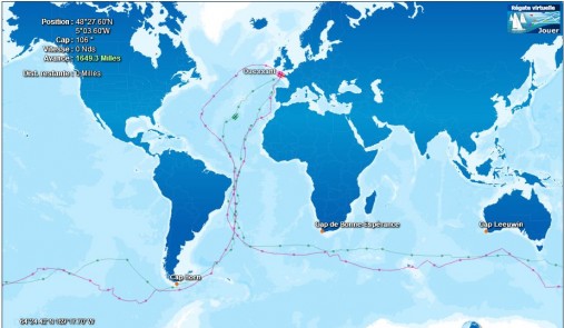 il giro del mondo del trimarano banque populaire